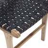 Dale Dining Chair Black Leather thumbnail 4