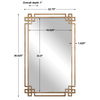 Devoll Antique Gold Mirror, by Uttermost, 22.75" width x 36.62" height x 1" depth thumbnail 3