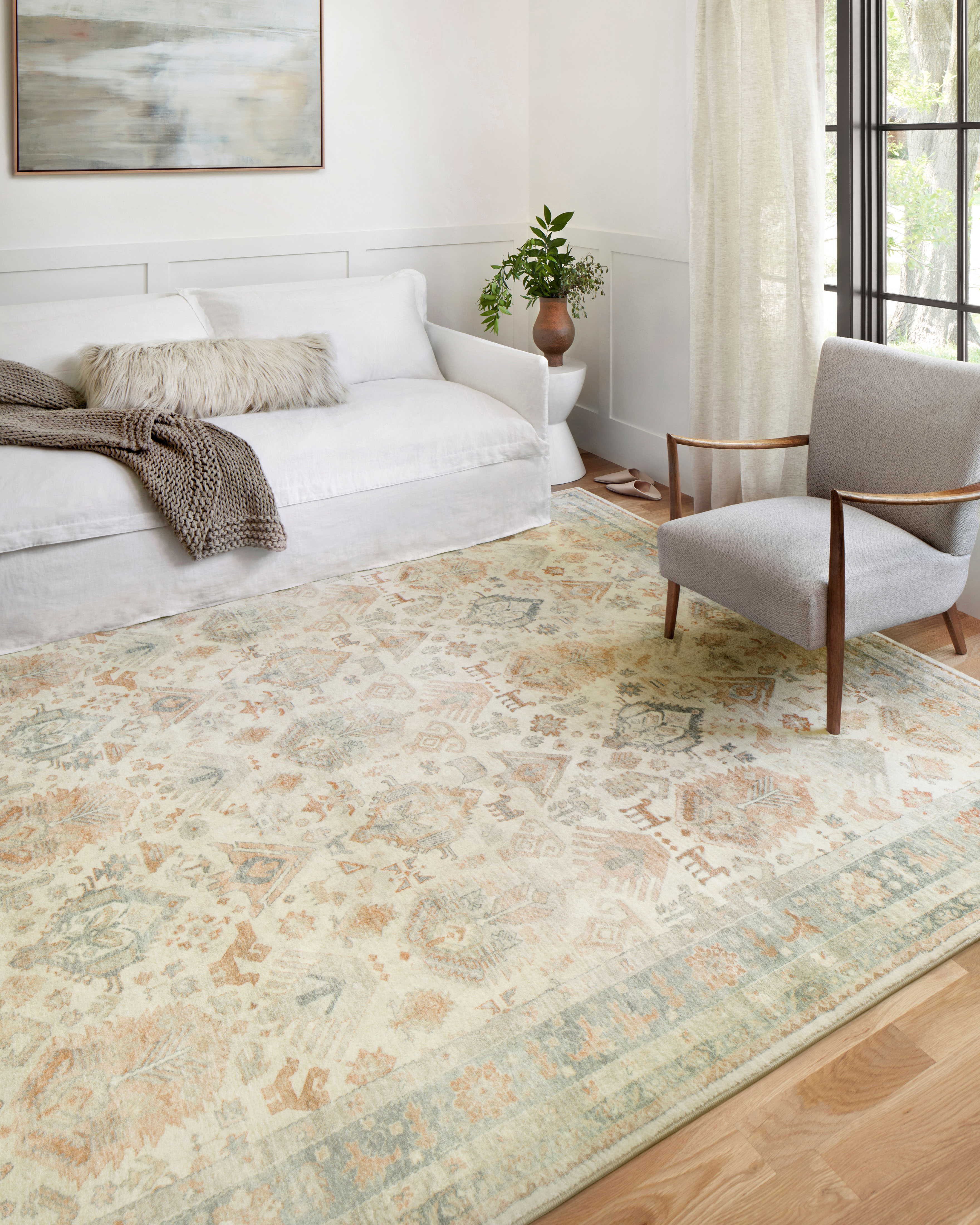 Loloi II Rosette Rug large image 