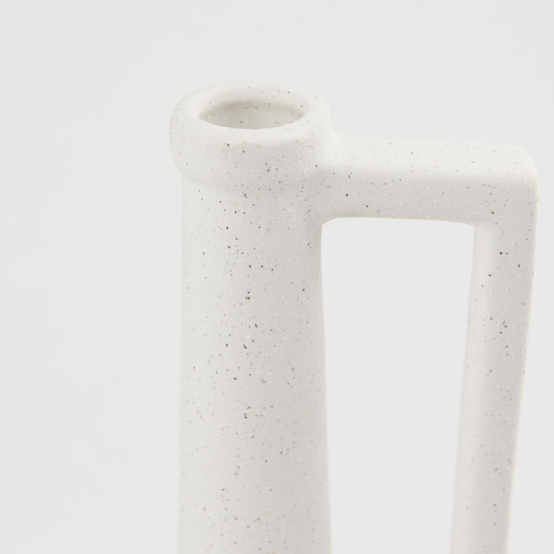 Burton 14.2H Medium White Ceramic Jug Vase large image 