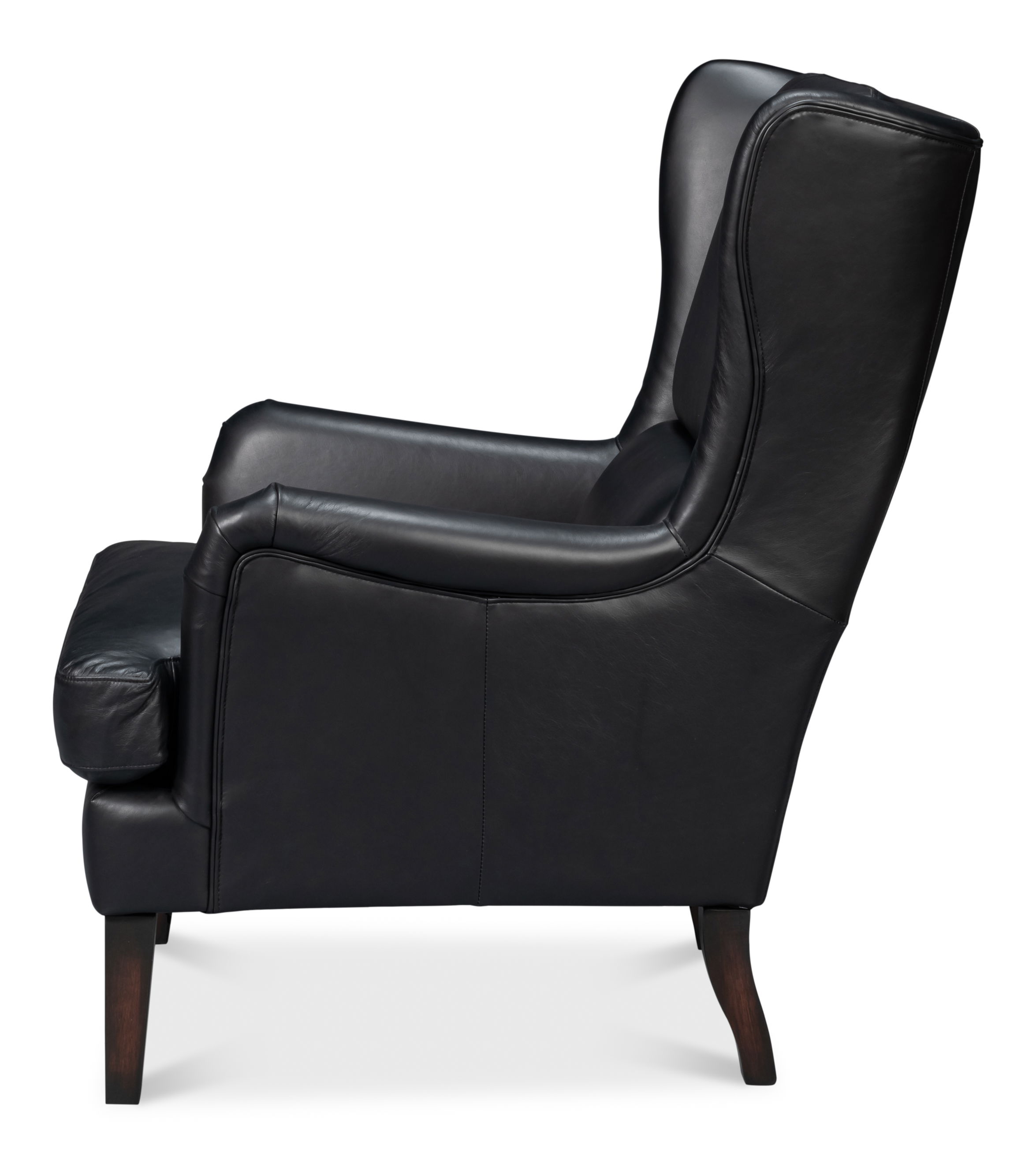 Elite Wing Lounge Chair  Onyx Black large image 