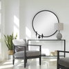 Dawsyn Round Mirror, by Uttermost, 3'8" width x 3'8" height x 1.5" depth thumbnail 2