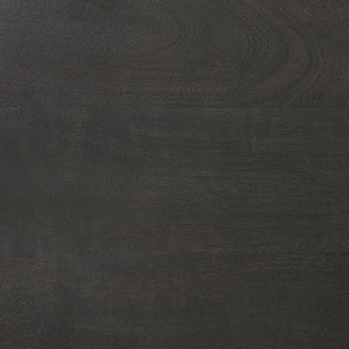 Maxwell 20' Round Dark Brown Wood with Black Metal Pedestal Side Table, Side & End Table by Mercana, 20" length x 20" width x 24" height View 6