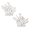 Charbel White Bookends Set/2, by Uttermost, 5.75" width x 9" height x 7.62" depth thumbnail 6