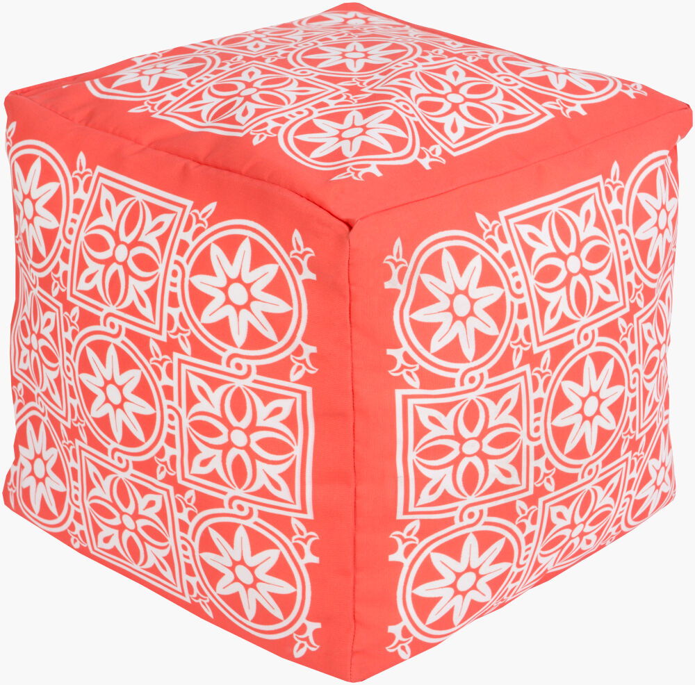 Rain Pouf, Ottoman by Surya, 18" width x 18" height