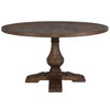 Stratford Wood Round Dining Table, by Uttermost, 54" width x 30" height x 54" depth thumbnail 1
