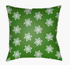 Snowflakes Accent Pillow, Decorative Pillow by Surya, 18" length x 18" width thumbnail