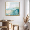 Turquoise Echoes I (No Embellishment), Art by Oliver Gal,  20x20 thumbnail 3