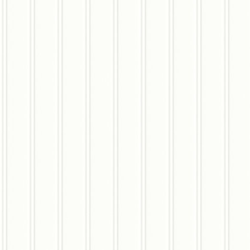 Beadboard White Peel & Stick Wallpaper