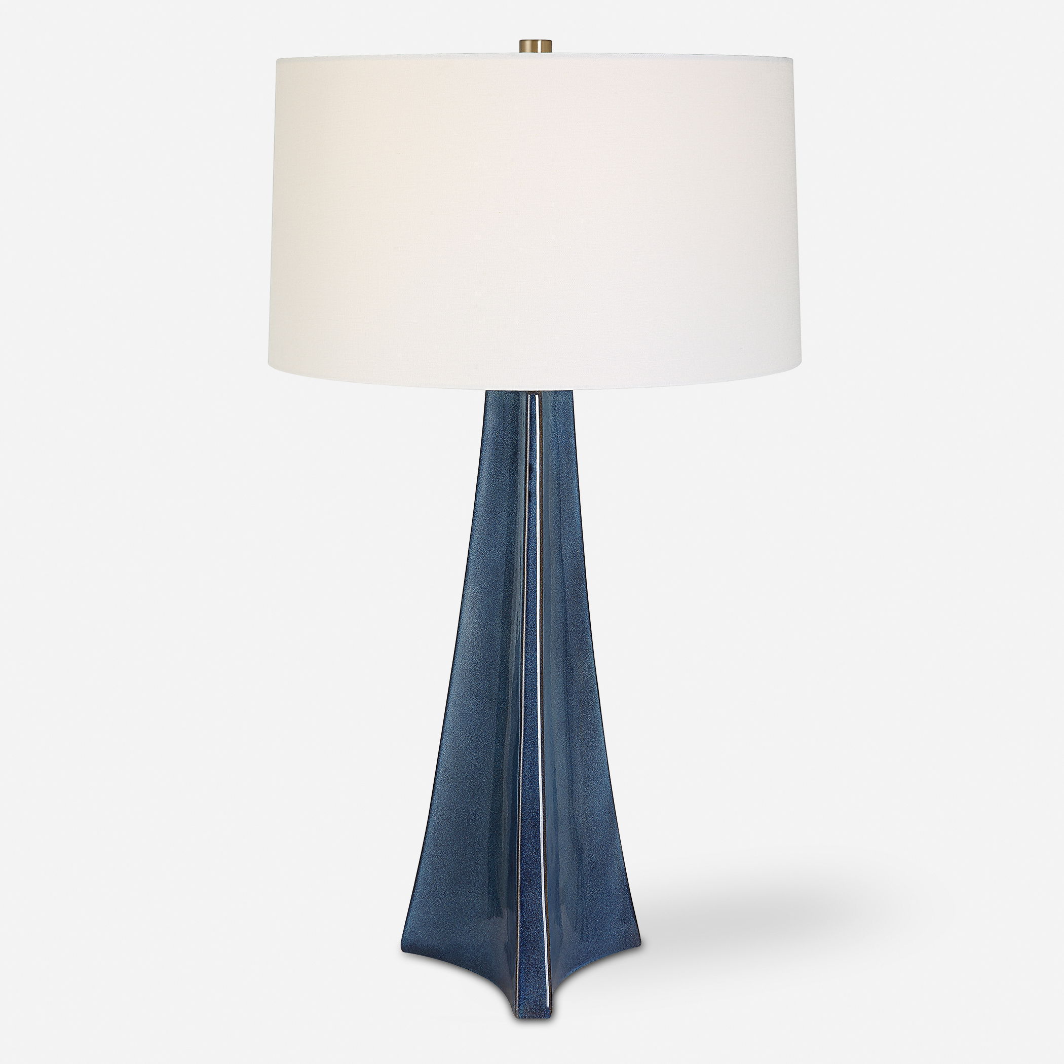 Teramo Scalloped Ceramic Table Lamp large image 