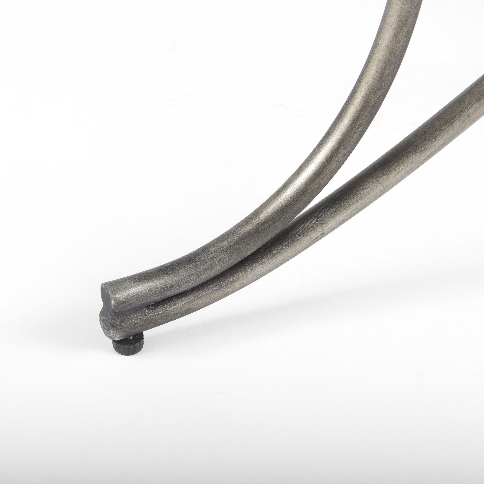 Ayla 55L x 17.6W x 18H Cream Fabric Seat with Antique Nickel Frame Bench, Benche by Mercana, 55" length x 19.75" width x 20.5" height View 11