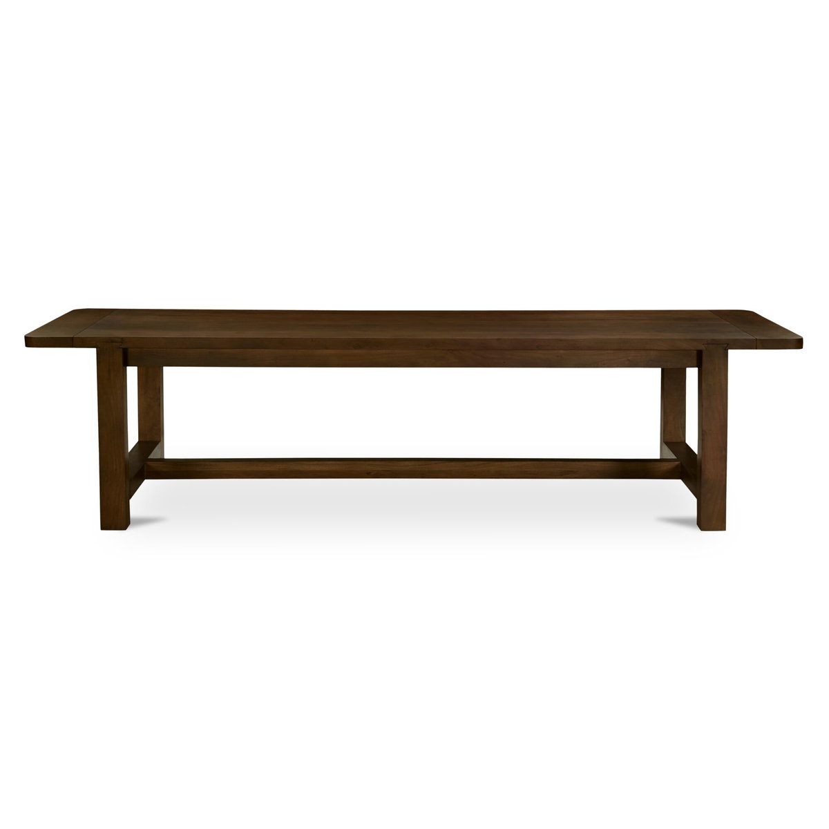 Wilson Dining Table Large Warm Brown, by Moe's Home, 120" width x 30" height x 40" depth View 1