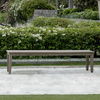Forsyth Dark Gray Outdoor Bench thumbnail 1