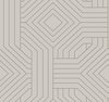 Diverging Diamonds Taupe Wallpaper, by York Wall, 27' length x 2'3" width x 0.02" depth thumbnail
