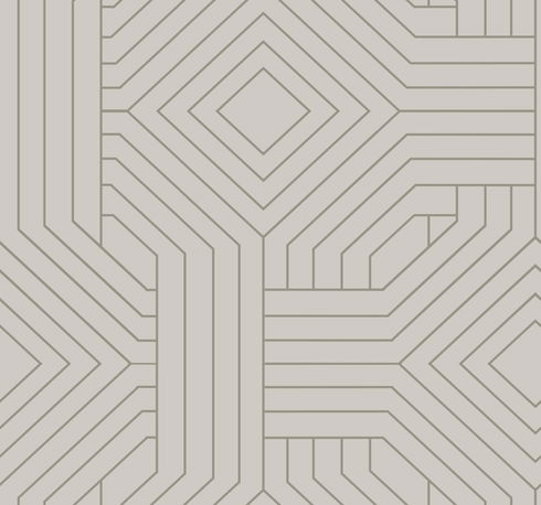 Diverging Diamonds Taupe Wallpaper