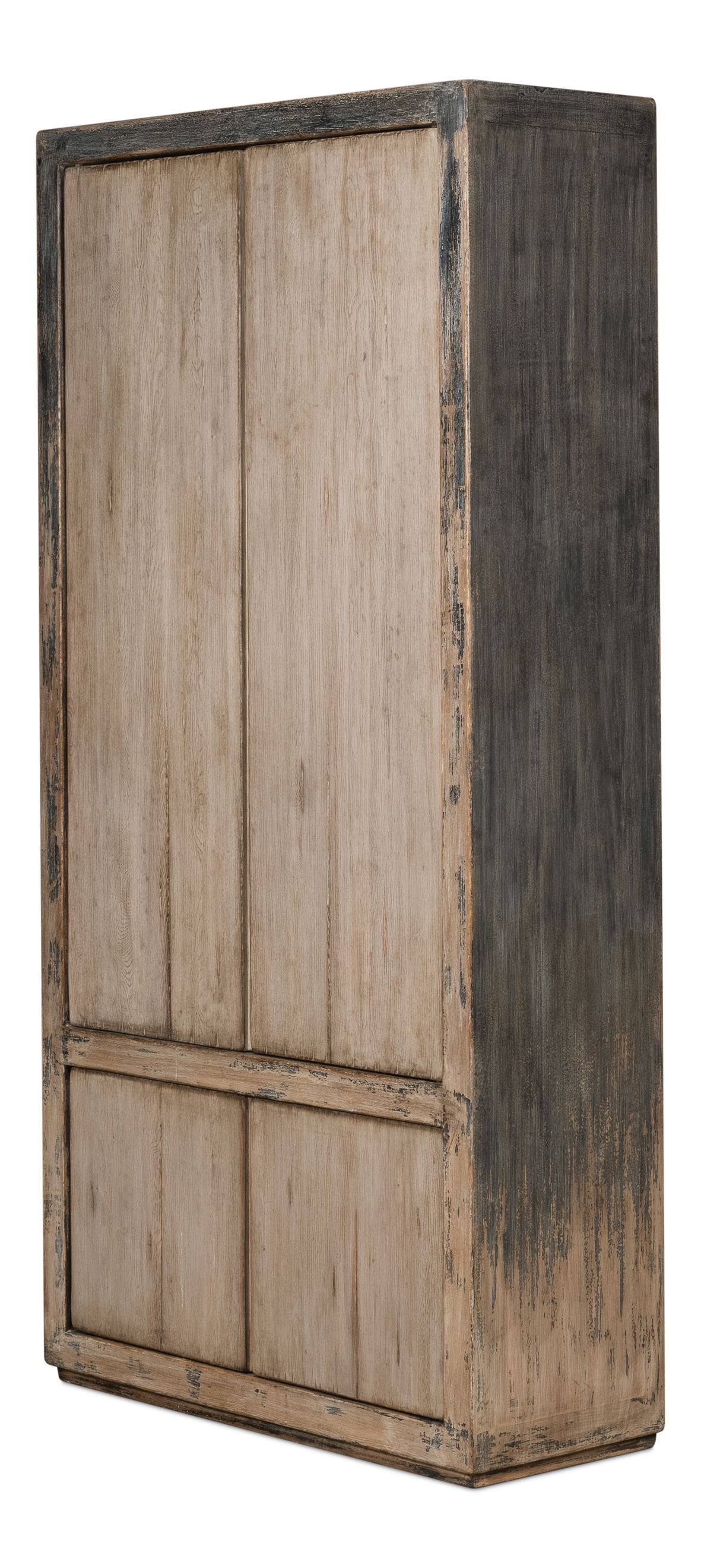 Chamonix Tall Cupboard, Shelving & Bookcase by Sarreid, 45" length x 18" width x 91" height View 10