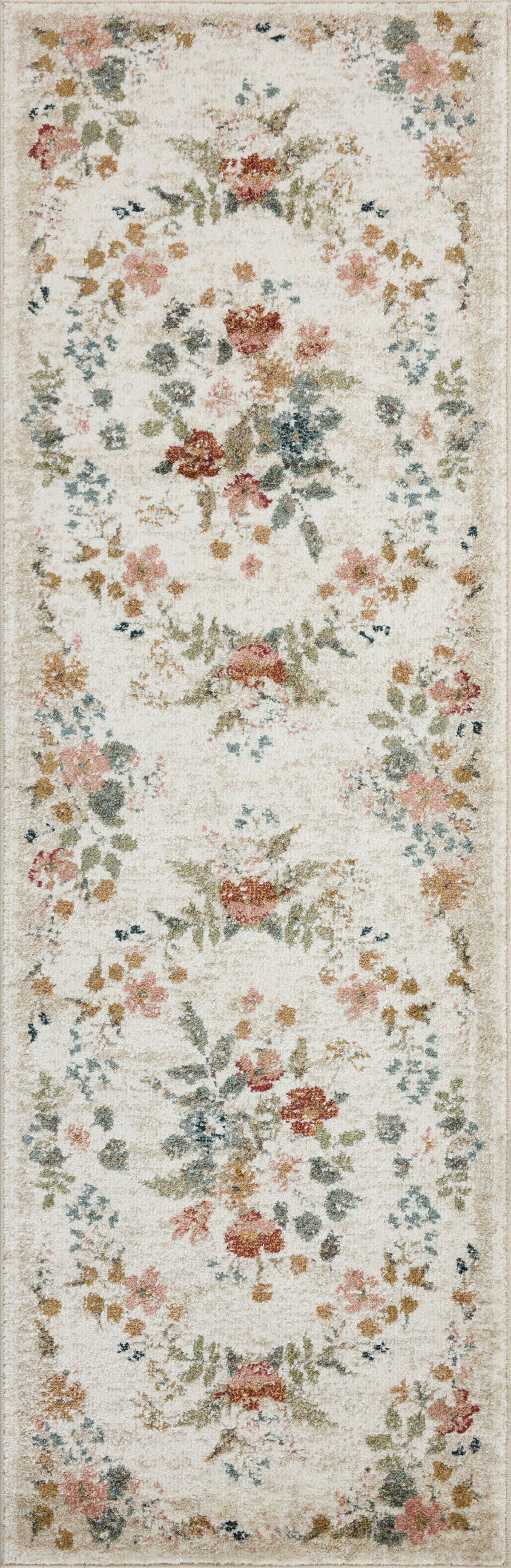Rifle Paper Co. x Loloi Laurel Rug, 2'8" length x 4' width View 4
