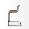 Berbick 20.5 x 24.75 x 39 Medium Brown Leather with Iron Frame Counter Stool thumbnail 3