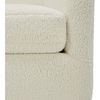 Oscy Swivel Chair Vegan Shearling White, Accent Chair by Moe's Home, 31" width x 28" height x 31" depth thumbnail 7