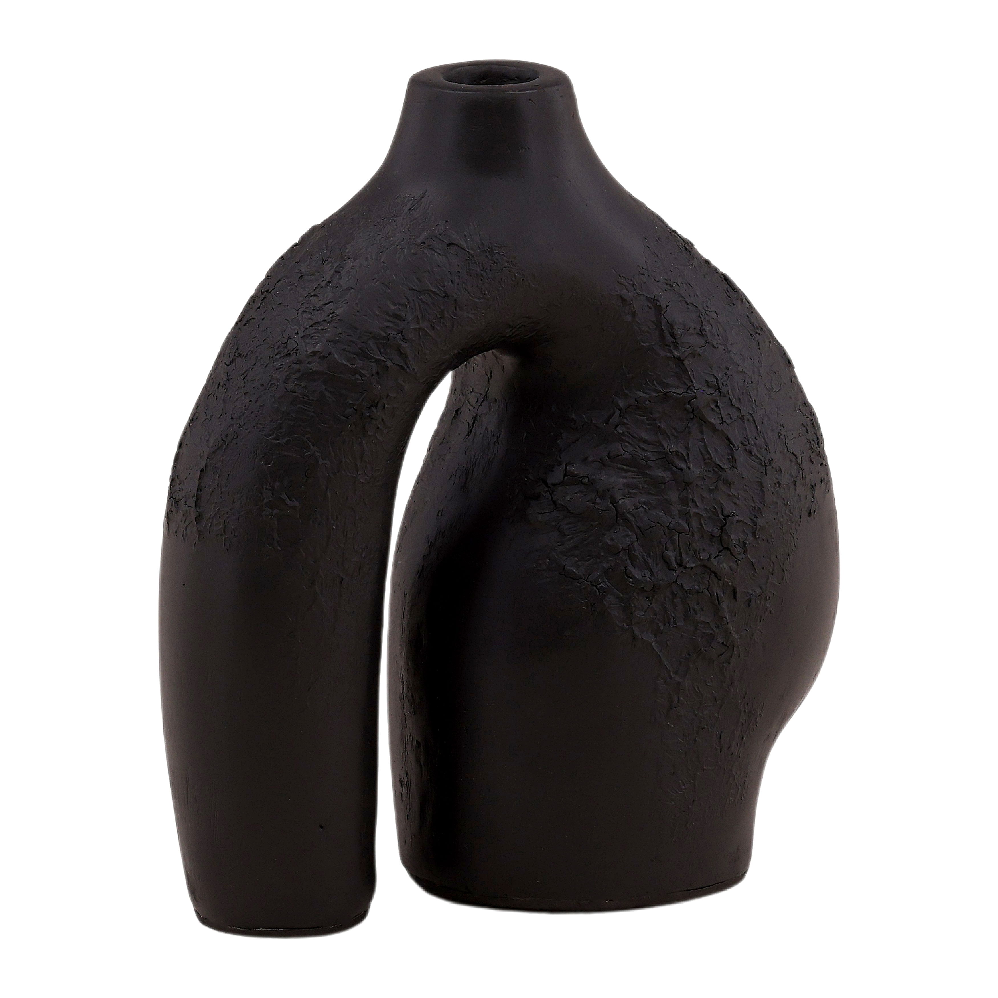 Ignazio Candle Holder Black large image 