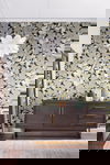 Acanthus Toss Black & Grey Wallpaper thumbnail 1