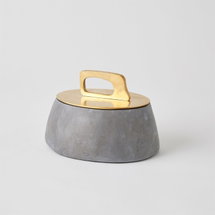 Online Designer Living Room Bocal Lidded Pot-Graffito