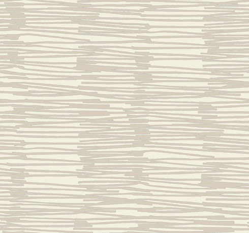 Water Reed Thatch Linen & Silver Wallpaper