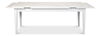 Rect. Extension Dining Table, White, by Sarreid, 81" length x 41" width x 2" height thumbnail 9