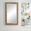 Ayanna Gray Washed Wood Mirror, by Uttermost, 43.75" width x 73.75" height x 1.75" depth thumbnail 2