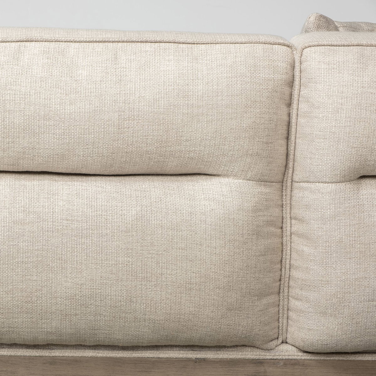 Denali III Beige Upholstered Wooden Frame Sectional, Sectional Sofa by Mercana, 121" length x 86" width x 30.25" height View 10