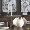 Ulrich Sculptural Cream Glazed Ceramic Vase, by Mercana, 13.98" length x 13.78" width x 8.86" height thumbnail 3