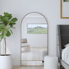 Crosley Antique Brass Arch Mirror thumbnail 3