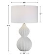 Antoinette Marble Table Lamp, by Uttermost, 1'4" width x 2'3.5" height x 1'4" depth thumbnail 3