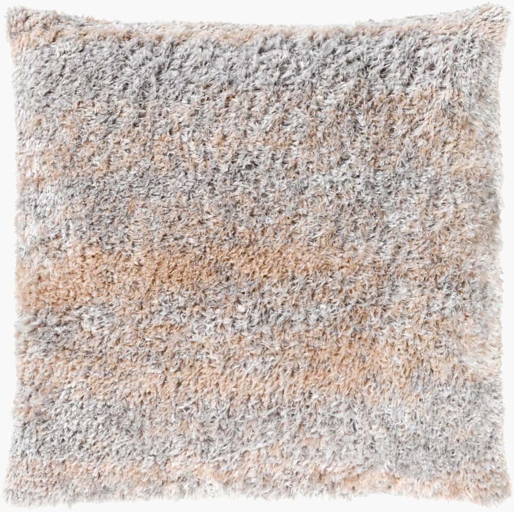 Flokati Floor Pillow Poly, Decorative Pillow by Surya, 27" length x 27" width