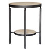 Dauntless Travertine Side Table, Side & End Table by Uttermost, 19" width x 24" height x 19" depth thumbnail 7