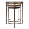 India Nesting Tables Set/3, Side & End Table by Uttermost, 19" width x 24" height x 17.75" depth thumbnail 5