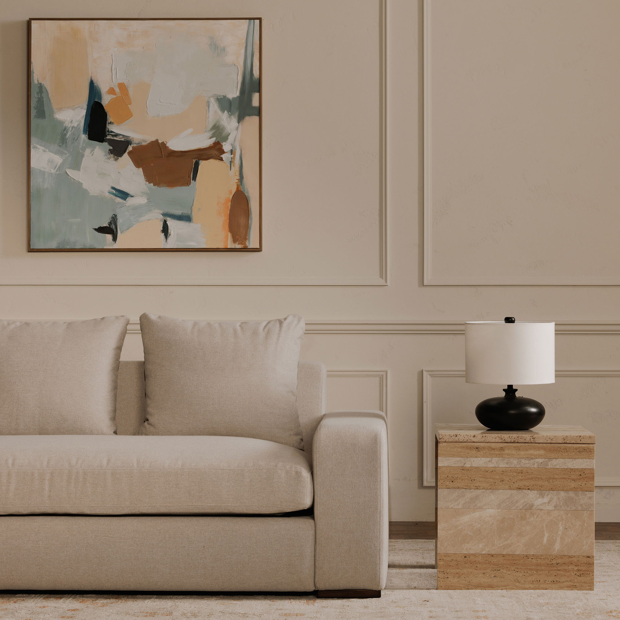 Thomas Sofa Grey large image 
