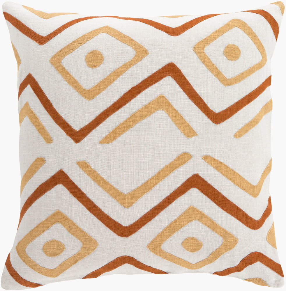 Nairobi Accent Pillow Down, Decorative Pillow by Surya, 18" length x 18" width