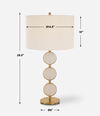 Three Rings Contemporary Table Lamp thumbnail 2