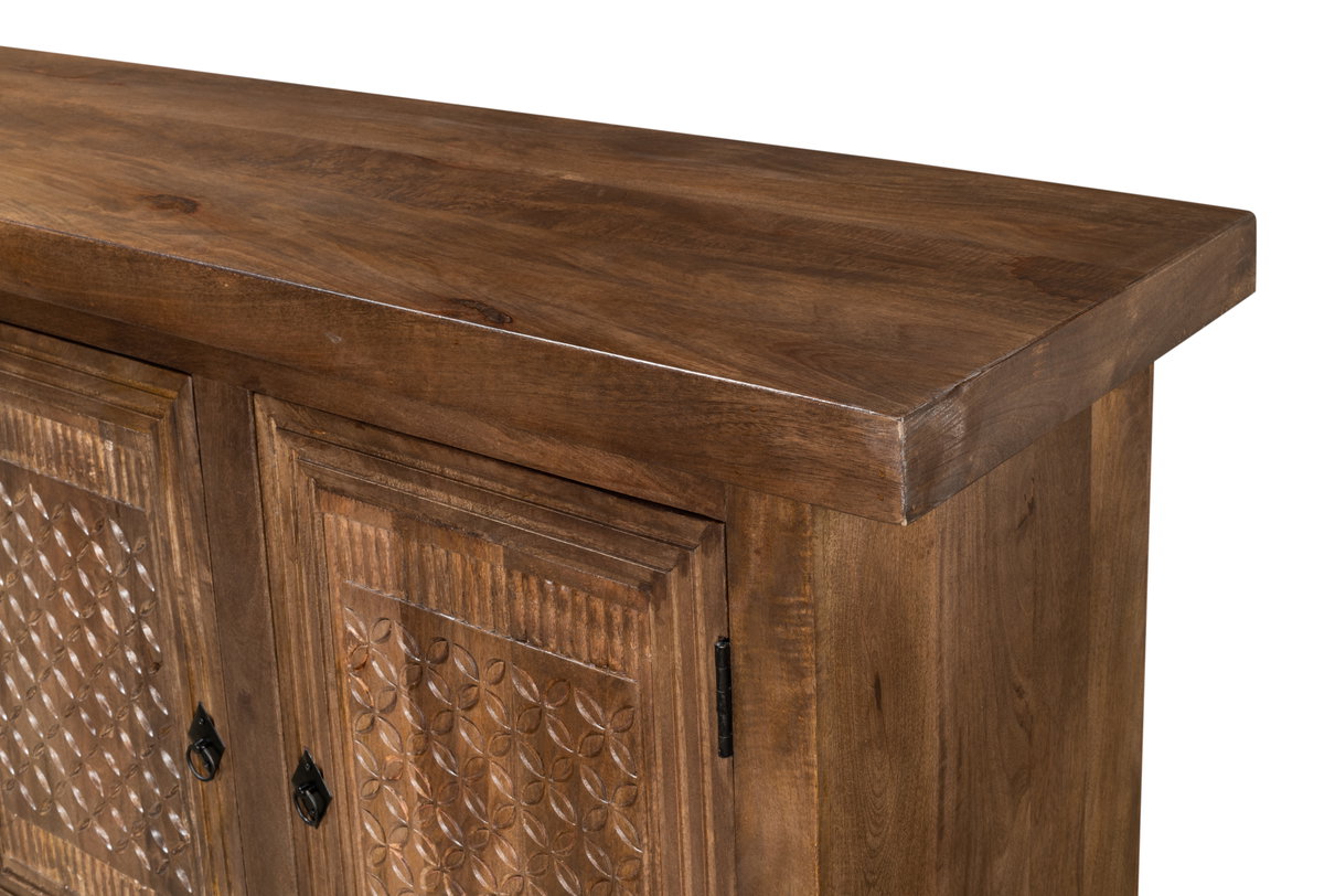 Gentry Sideboard, by Sarreid, 1'8" length x 8'9" width x 3'3" height View 5