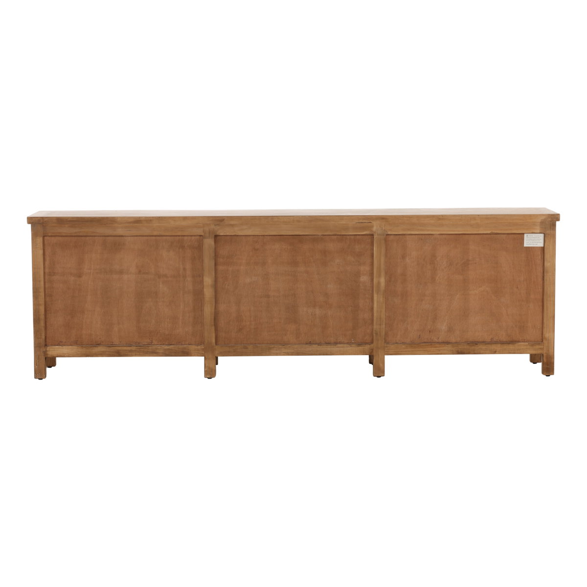 Ashlin Sideboard Brown, Sideboards & Buffet by Dovetail, 110.5" width x 34.12" height x 18.75" depth View 4