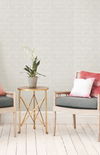 Dazzling Diamond Sisal Grasscloth Silver Wallpaper thumbnail 1