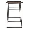 Thura Walnut Counter Stool, Counter & Bar Stool by Uttermost, 20.63" width x 26" height x 16" depth thumbnail 5