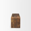 Estelle Rustic Brown Reclaimed Wood Bench, Benche by Mercana, 55" length x 16" width x 18" height thumbnail 7