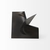 Francesca  Black Metal Sculptural Decorative Object, by Mercana, 11.81" length x 11.81" width x 11.81" height thumbnail 2