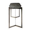 Shale III 50L x 20W Black Live-Edge Slate and Iron Console Table, by Mercana, 50" length x 19.5" width x 30.5" height thumbnail 4