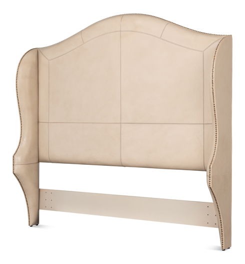Dowry Equestrian Headboard  Queen  Taupe