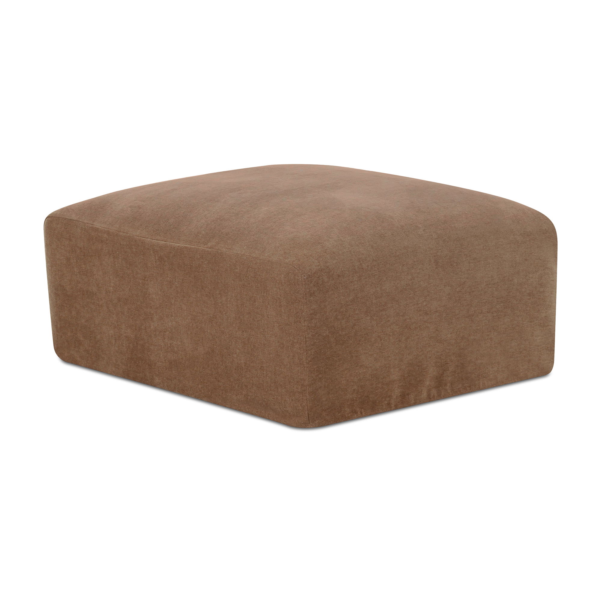 Isla Ottoman Mocha, by Moe's Home, 33.8" width x 18.5" height x 41.7" depth View 2