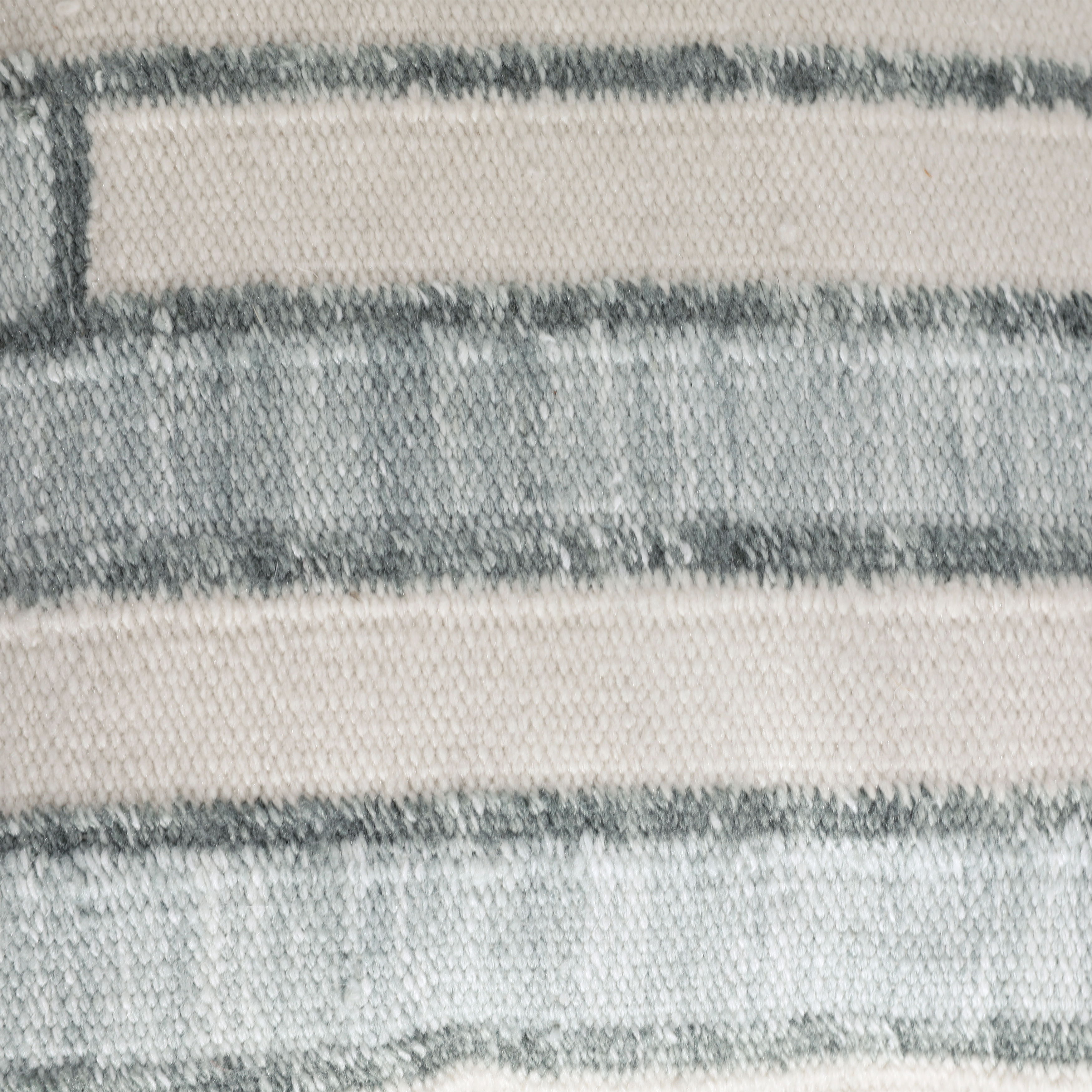 Ashma Pillow Seafoam Green/ Ivory, Decorative Pillow by Dovetail, 20" width x 20" height x 6" depth View 3