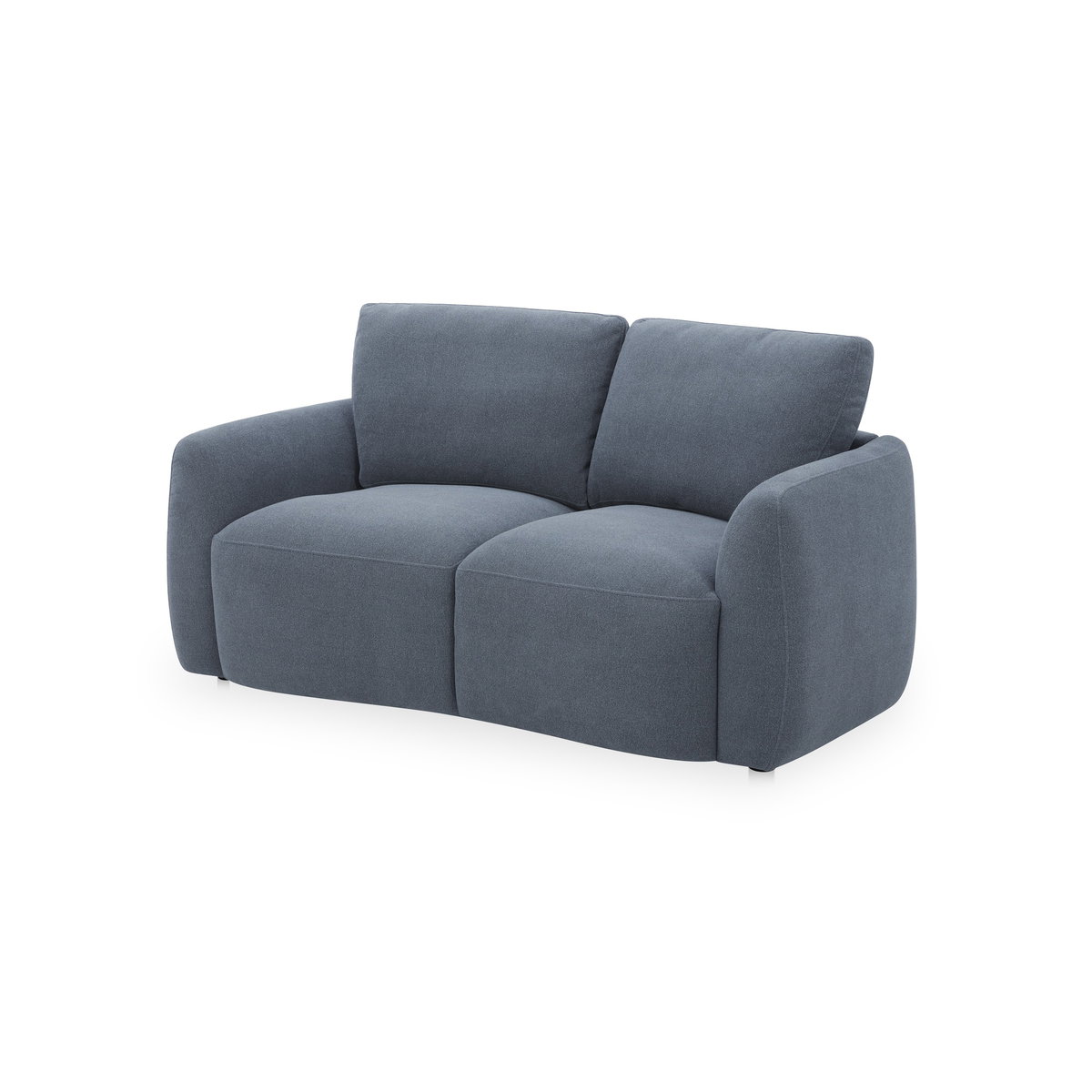 Callie Sofa 68 In. Slate Blue, Sofas & Sectional by Moe's Home, 68" width x 35.4" height x 39.4" depth View 2